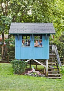 Garden Shed as a Kids Playhouse - Creative Ideas for a Backyard Shed