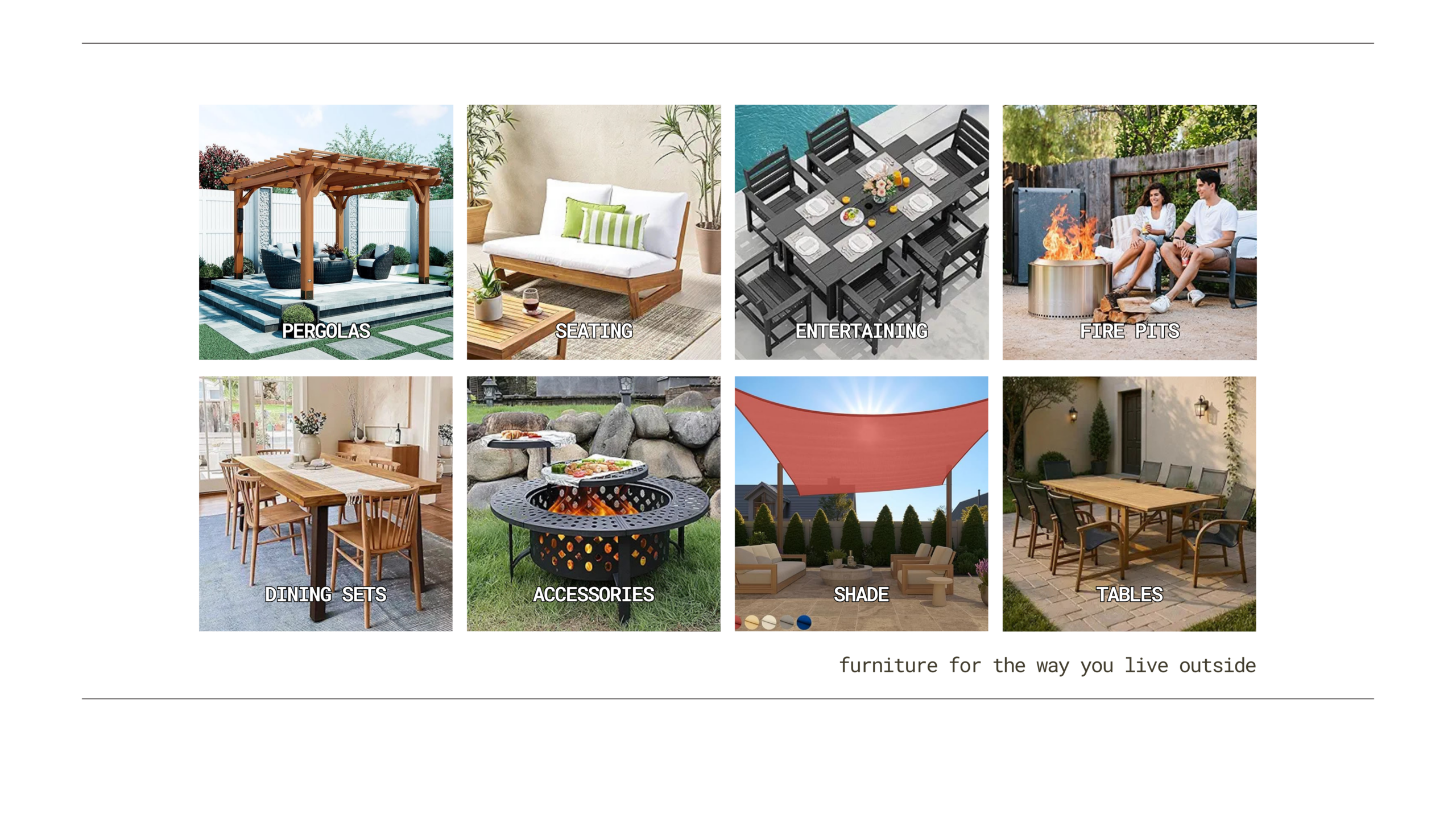 Click here to shop our favorite outdoor furniture finds