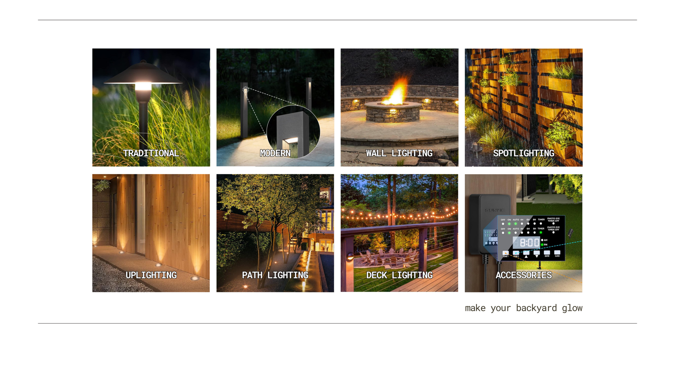 Click here to view our selection of the best outdoor lighting